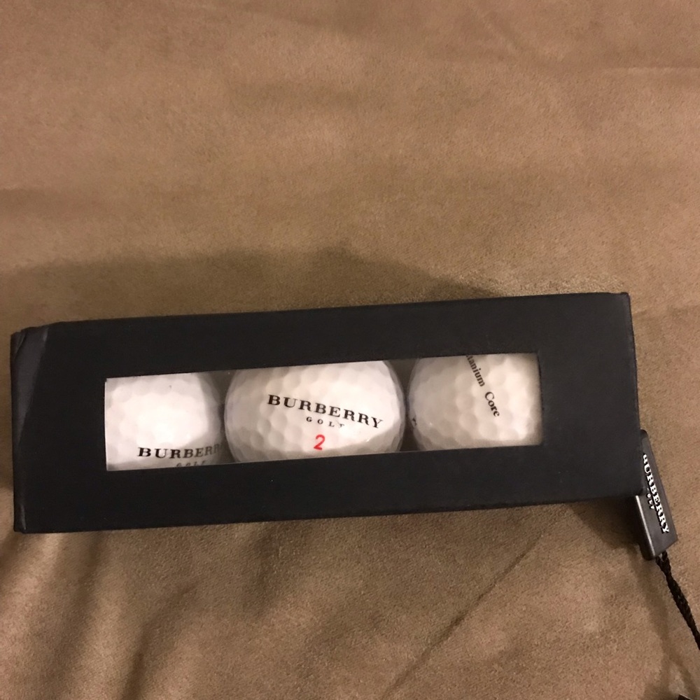 Brand New Discontinued Burberry Golf Balls